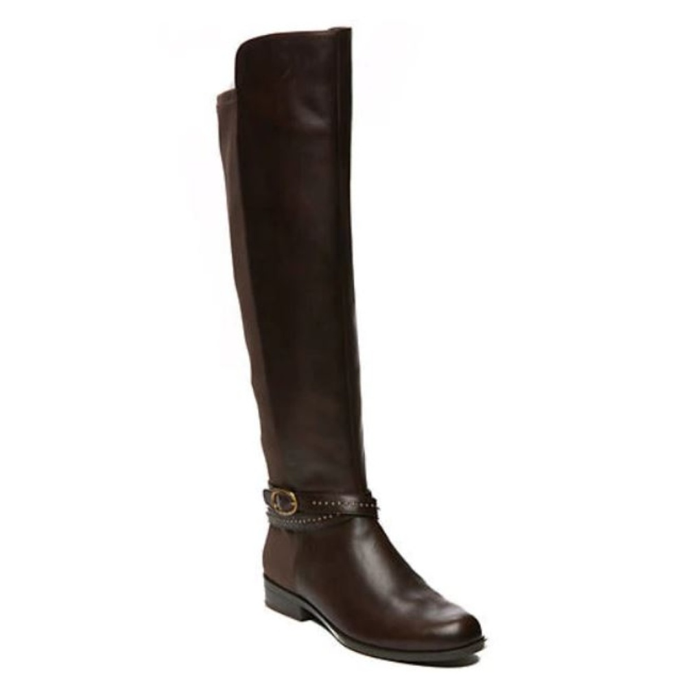 NWT BANDOLINO 1 LEFT Leather Boot w/Stud Detail - Picture 2 of 5